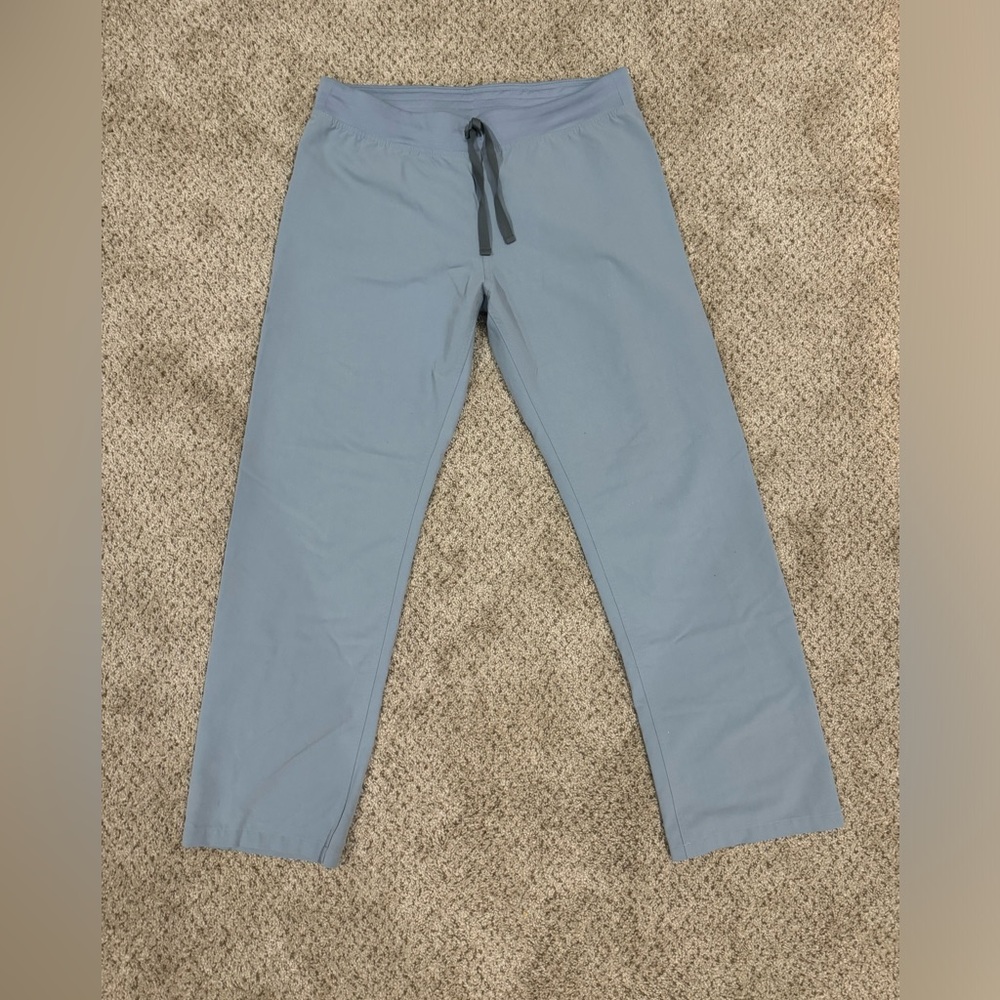Figs Basic Livingston pants in Dusty Blue large